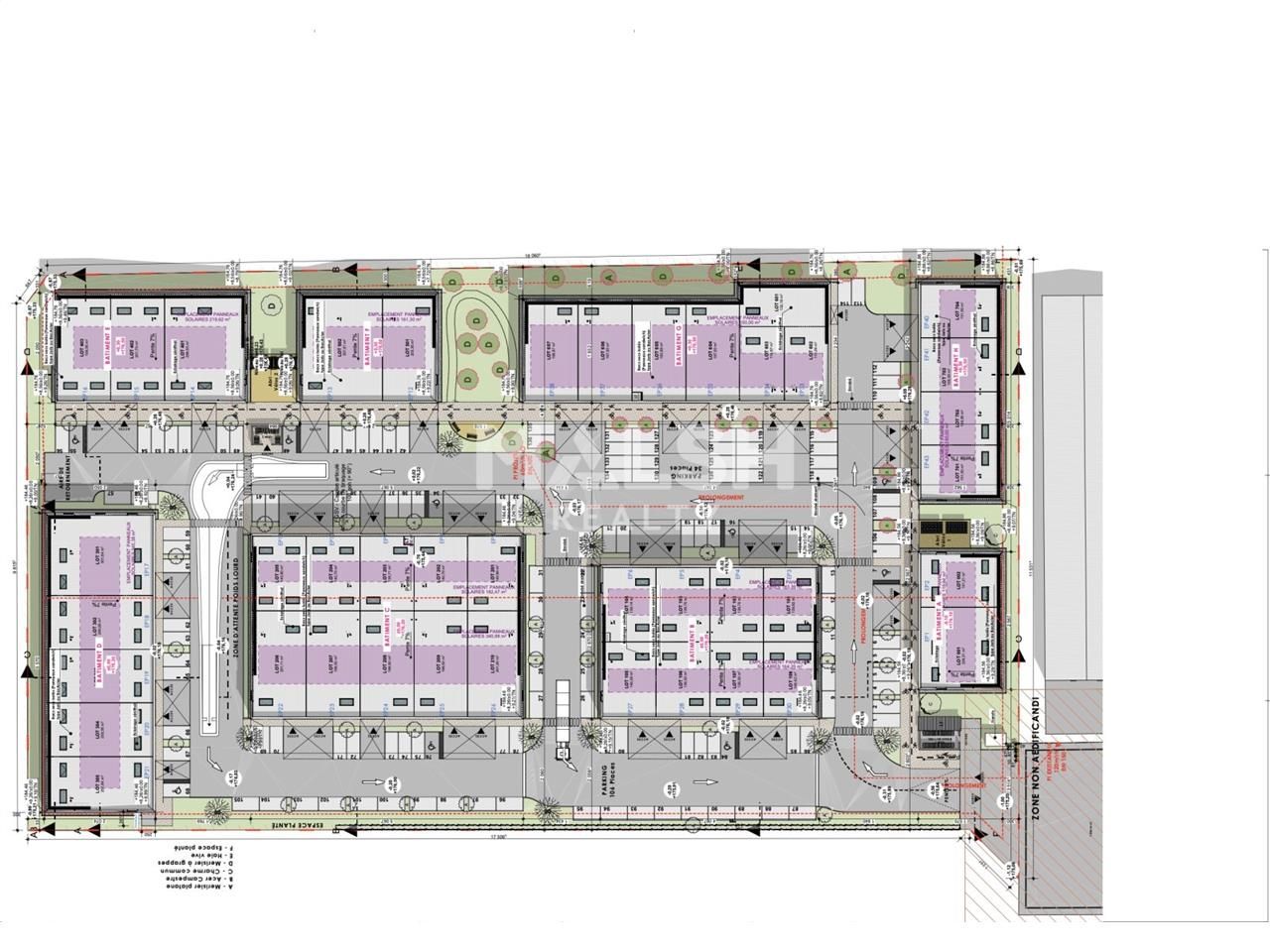 Location entrepots 761 m² divisibles à partir de 303 m²