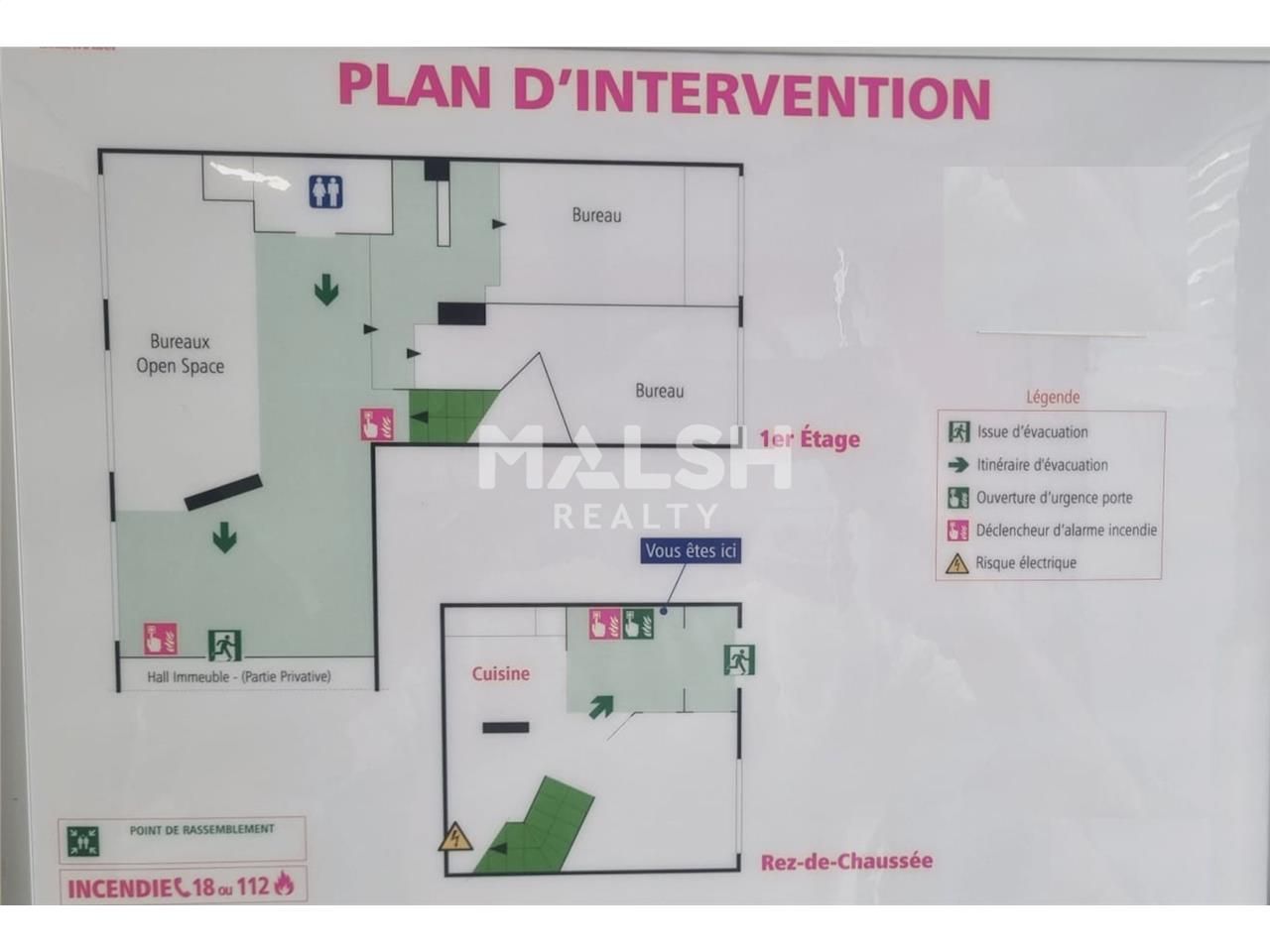 Location locaux commerciaux 90 m² non divisibles