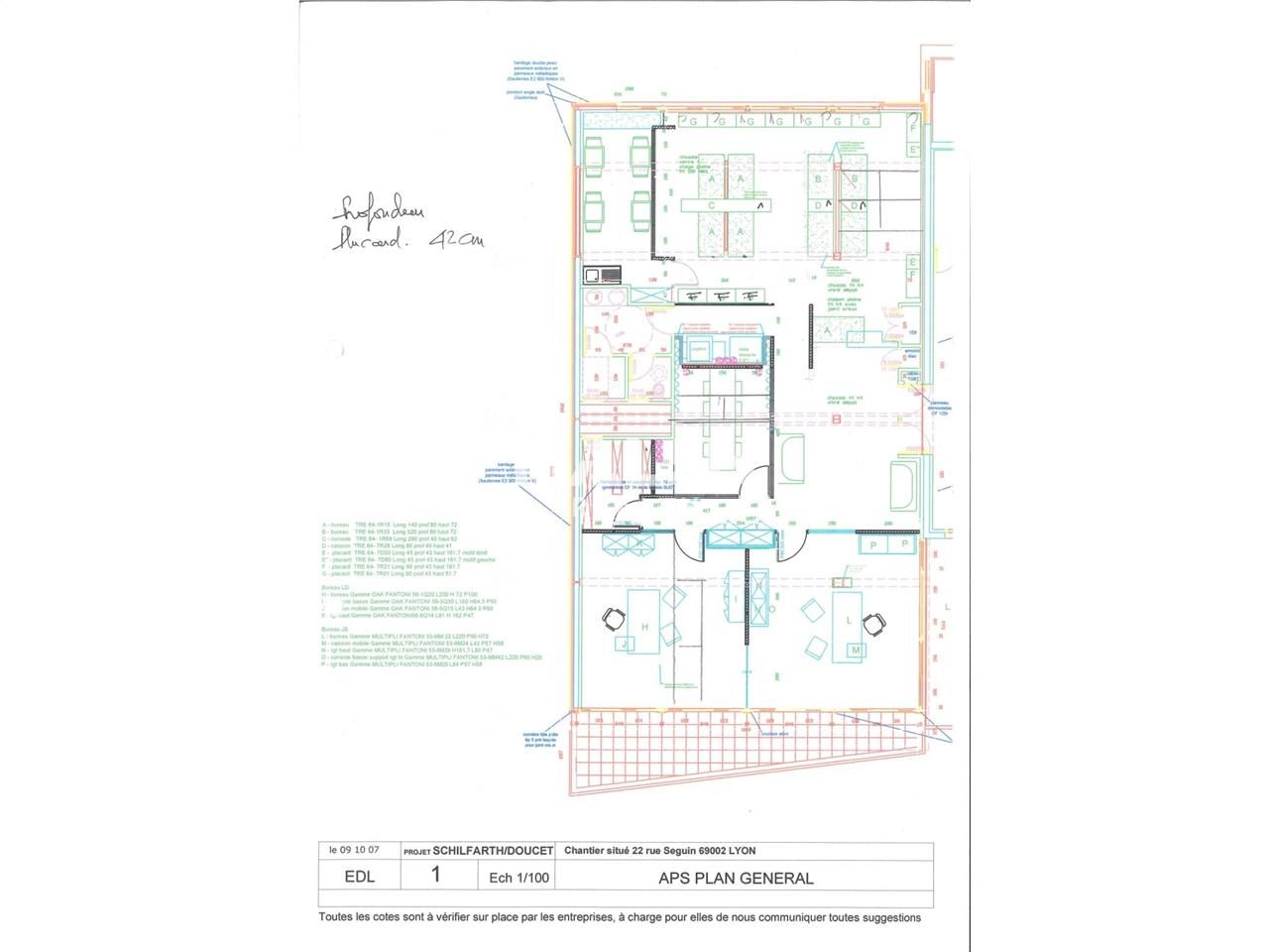 Vente bureaux 182 m² non divisibles