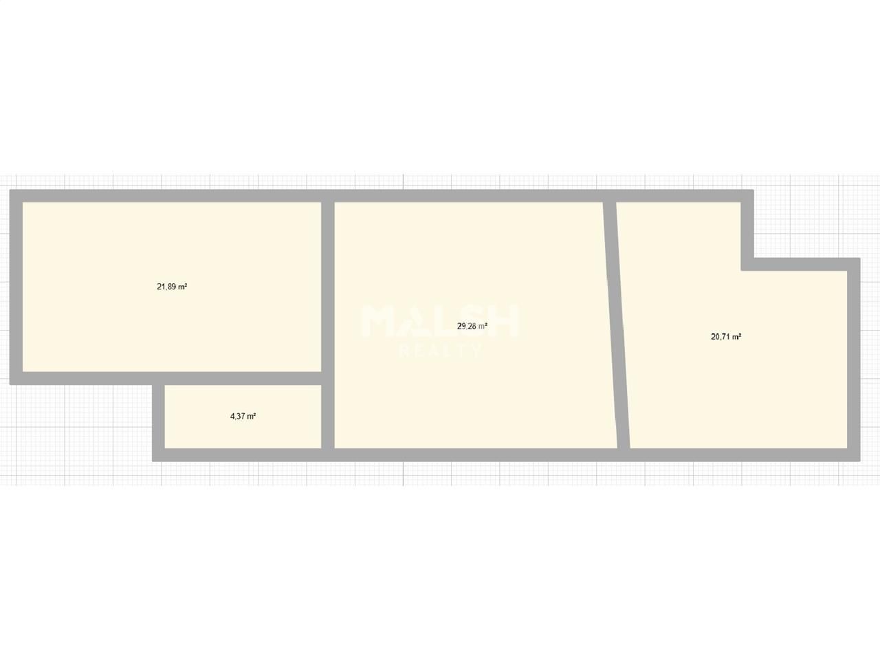 Location locaux commerciaux 70 m² non divisibles