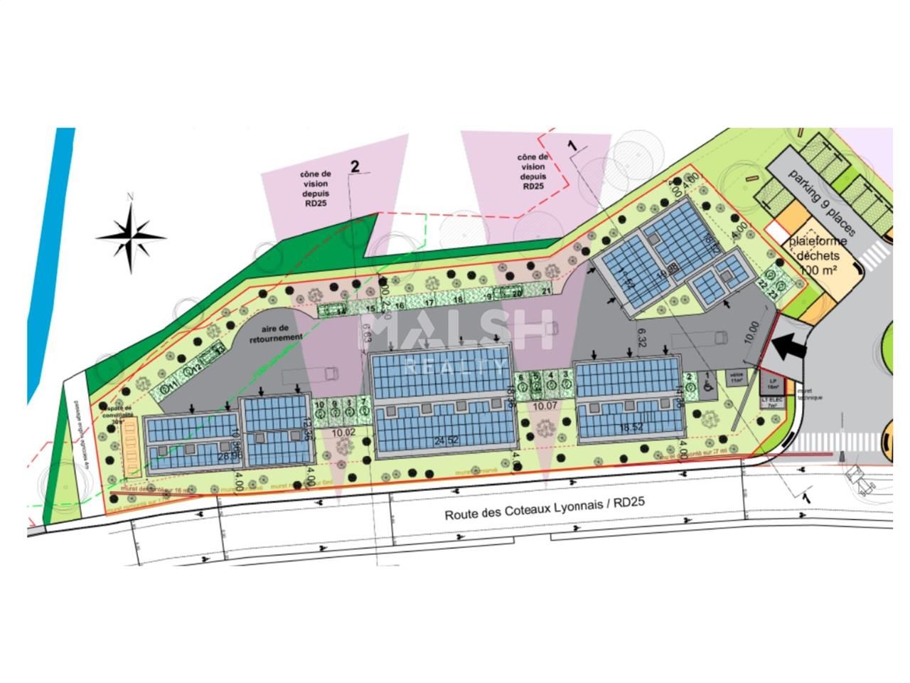 Vente entrepots 1733 m² divisibles à partir de 80 m²