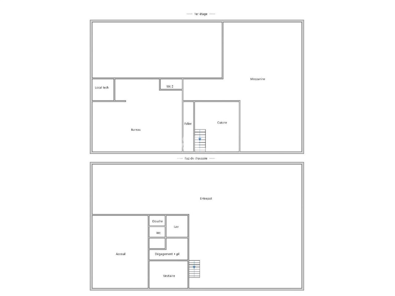 Location entrepots 427 m² non divisibles
