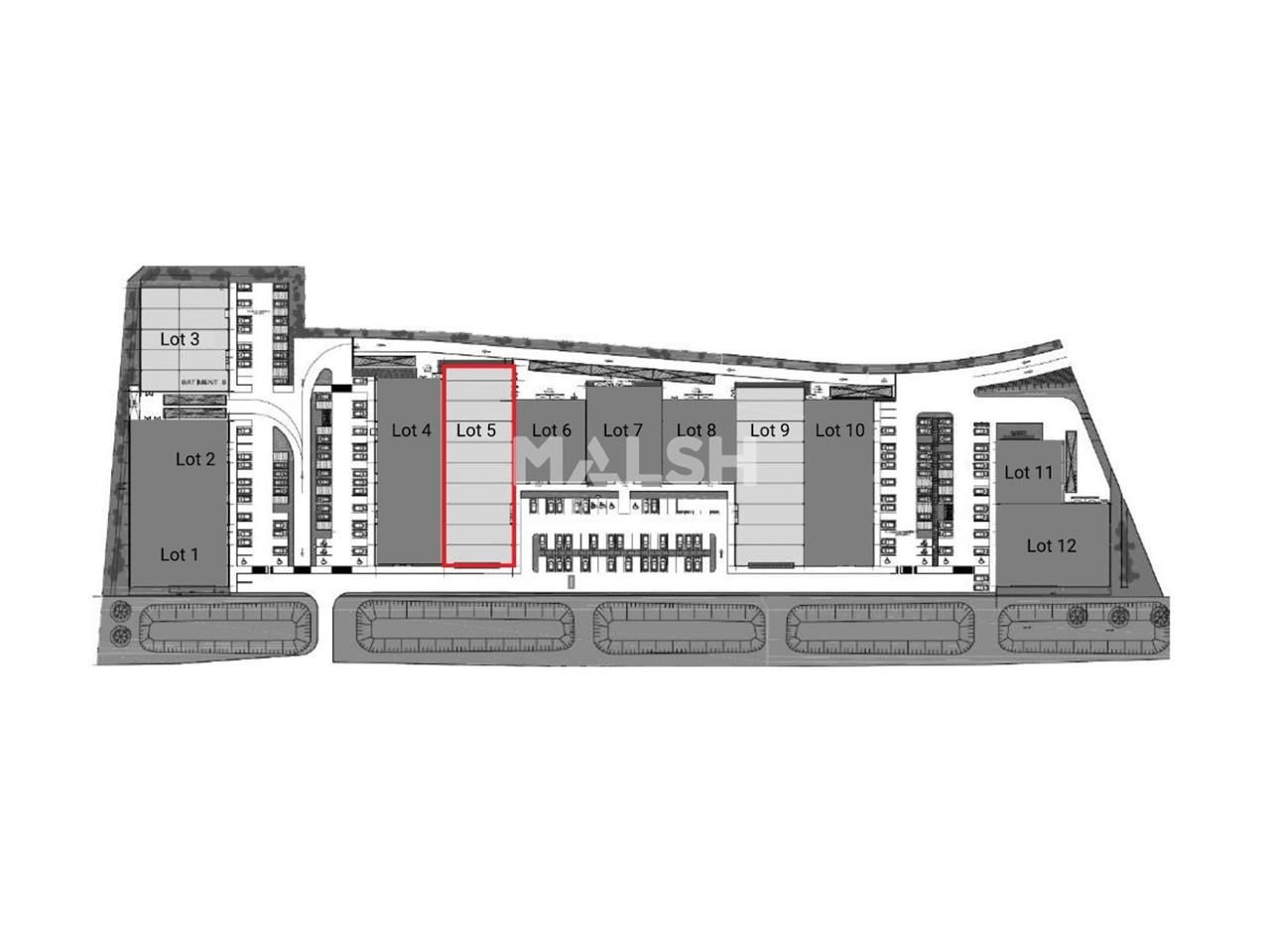 Location locaux commerciaux 1147 m² non divisibles