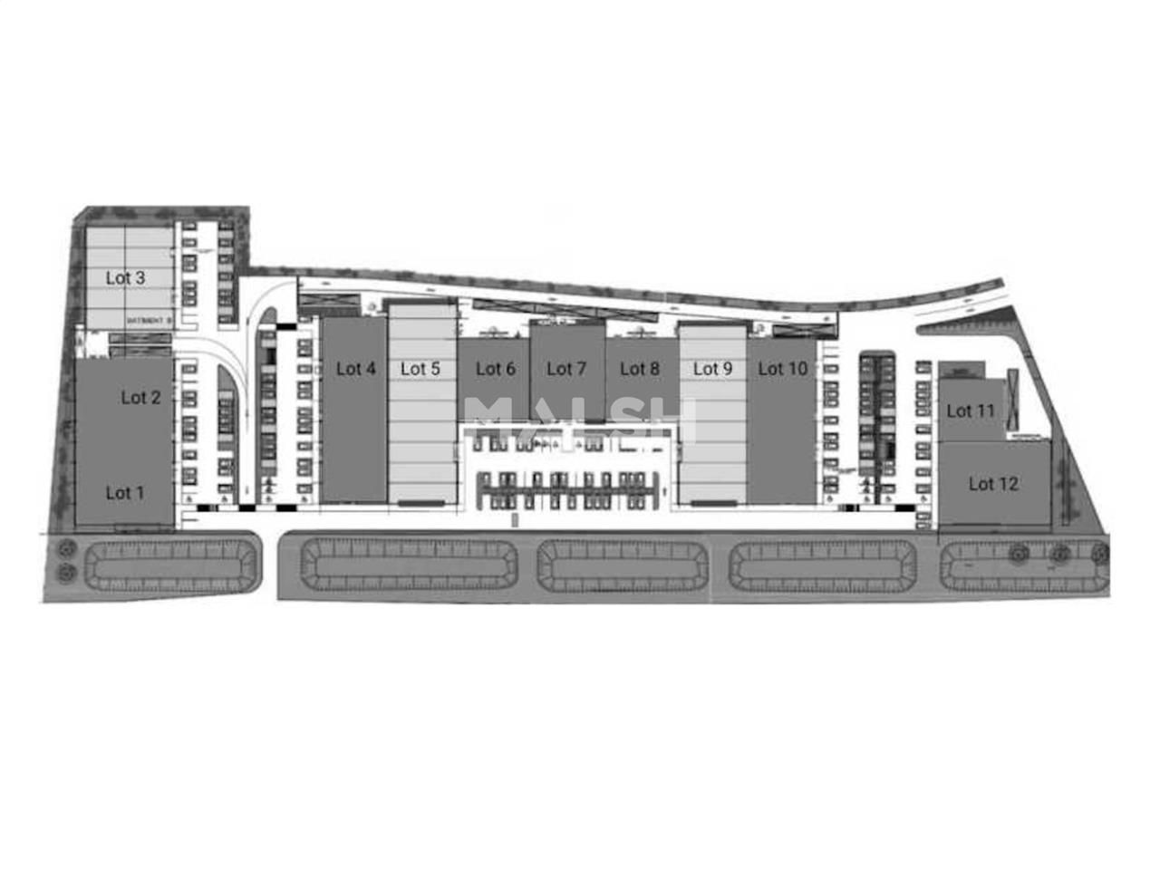 Location locaux commerciaux 441 m² non divisibles