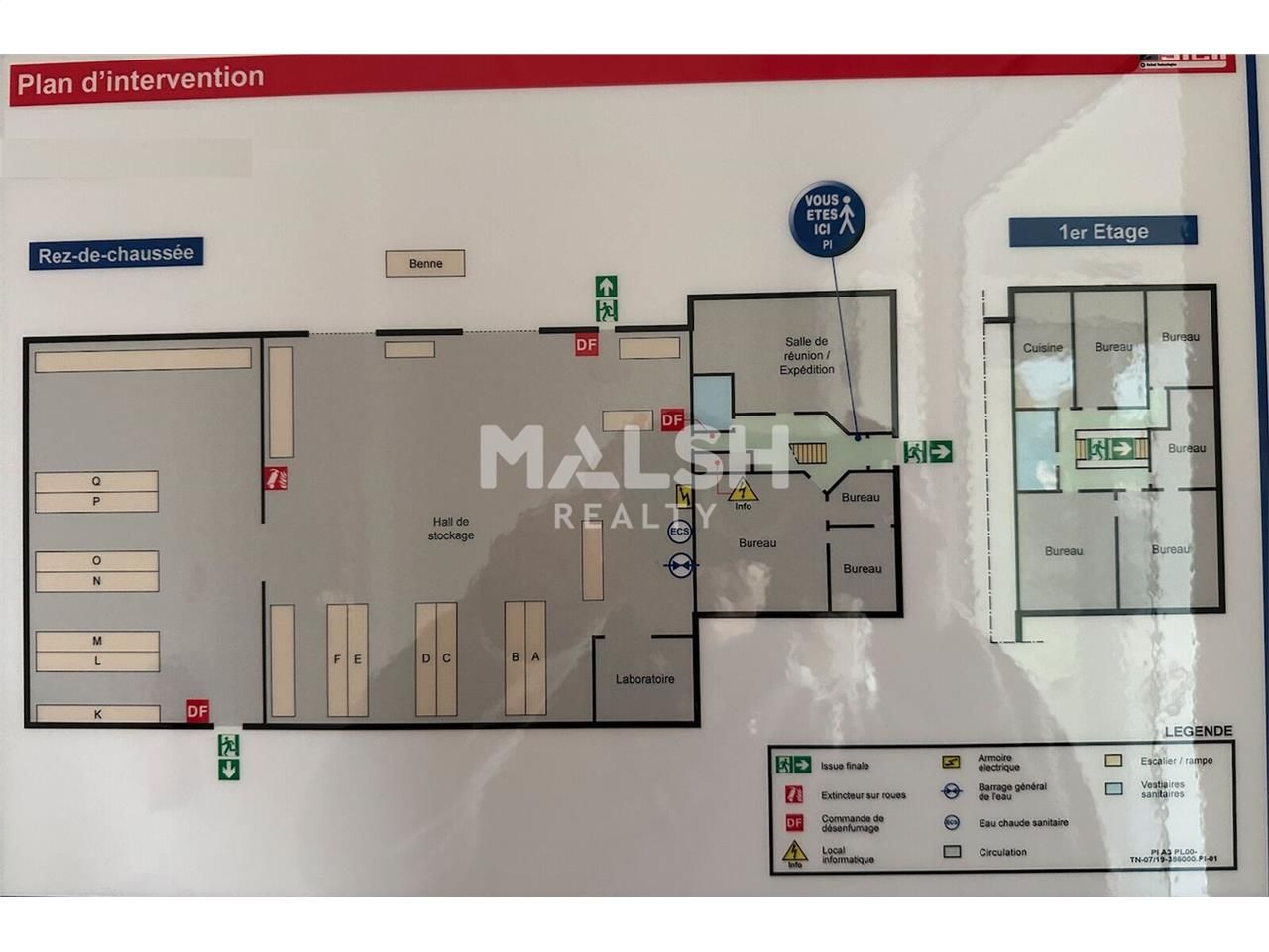 Location entrepots 2940 m² divisibles à partir de 1440 m²