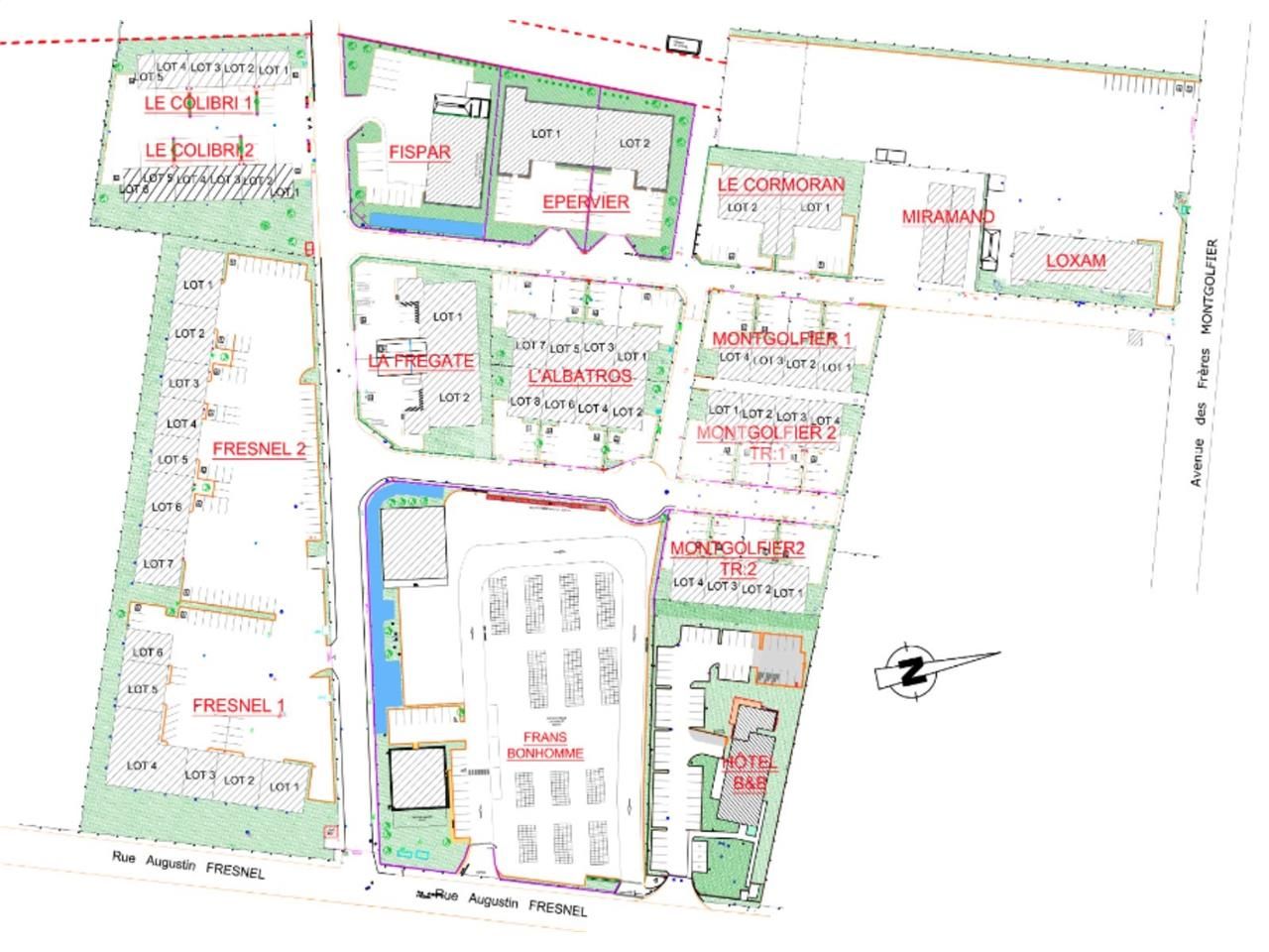Location entrepots 2542 m² divisibles à partir de 192 m²