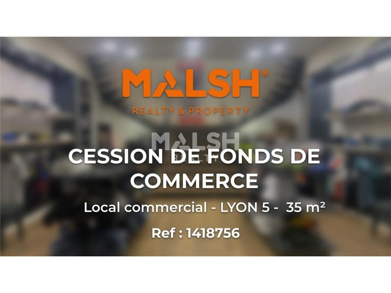 Nous vous proposons à la cession un local commerc