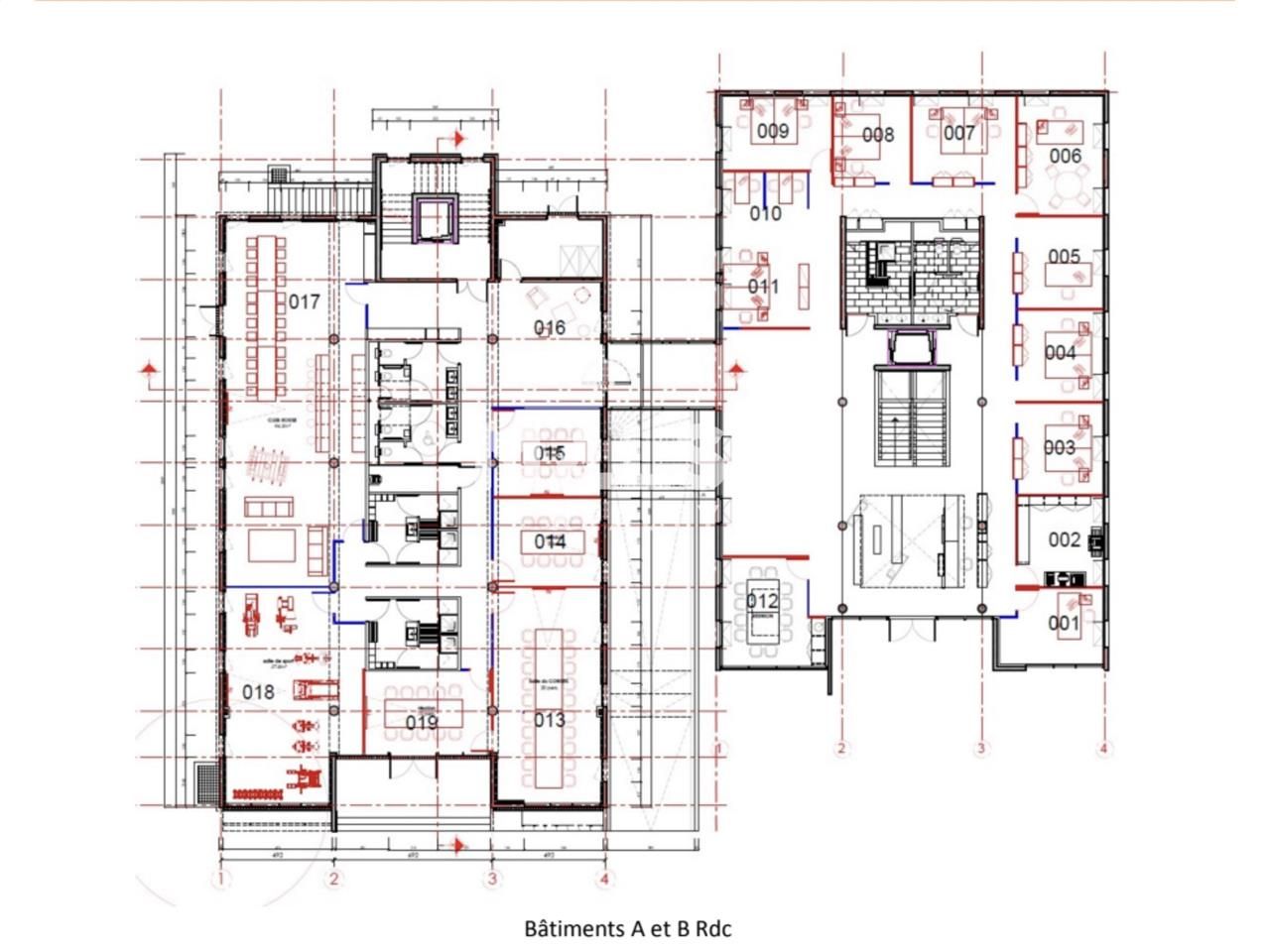 Vente bureaux 2471 m² divisibles à partir de 160 m²