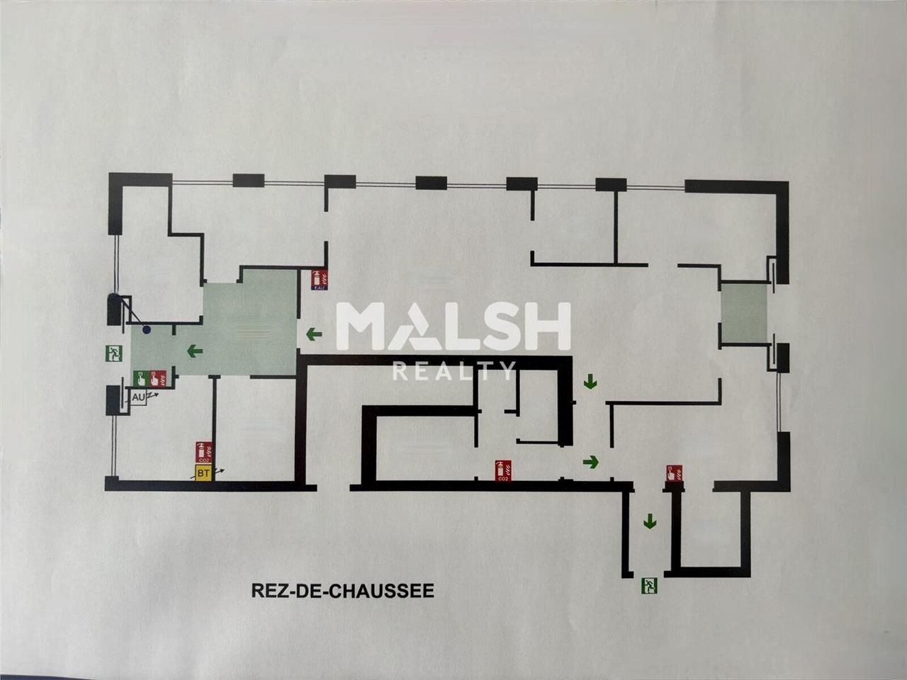 Location bureaux 165 m² non divisibles