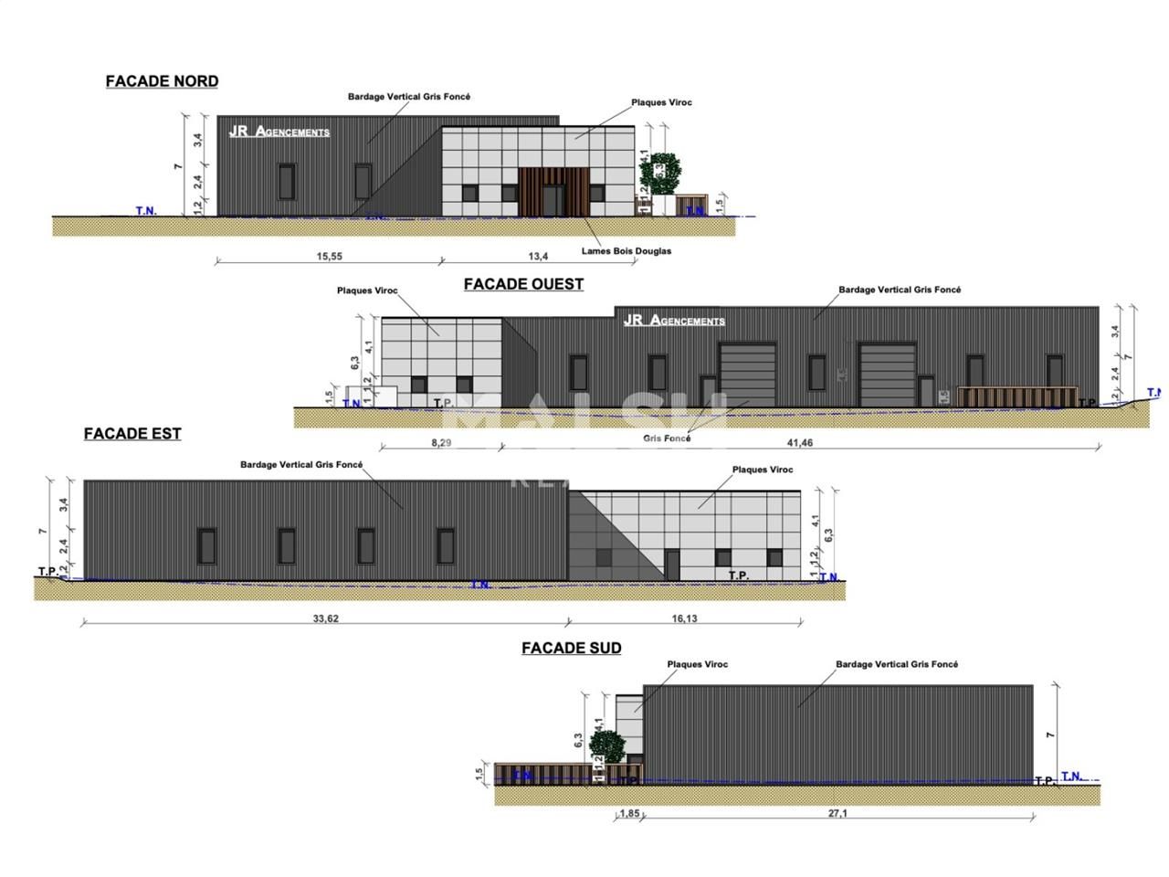 Vente entrepots 1150 m² non divisibles