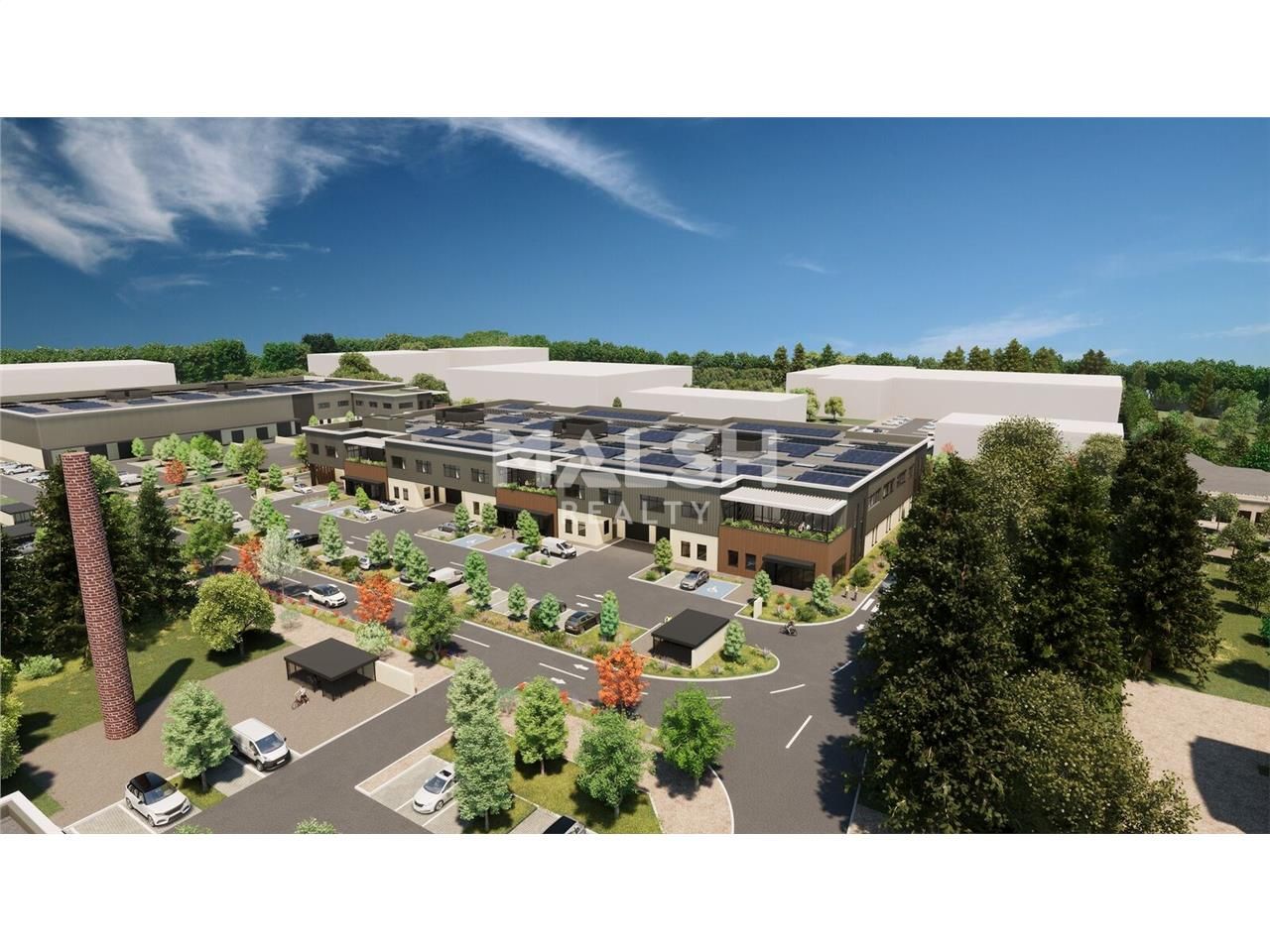 Au sein d'un nouveau parc d'activités clos compos