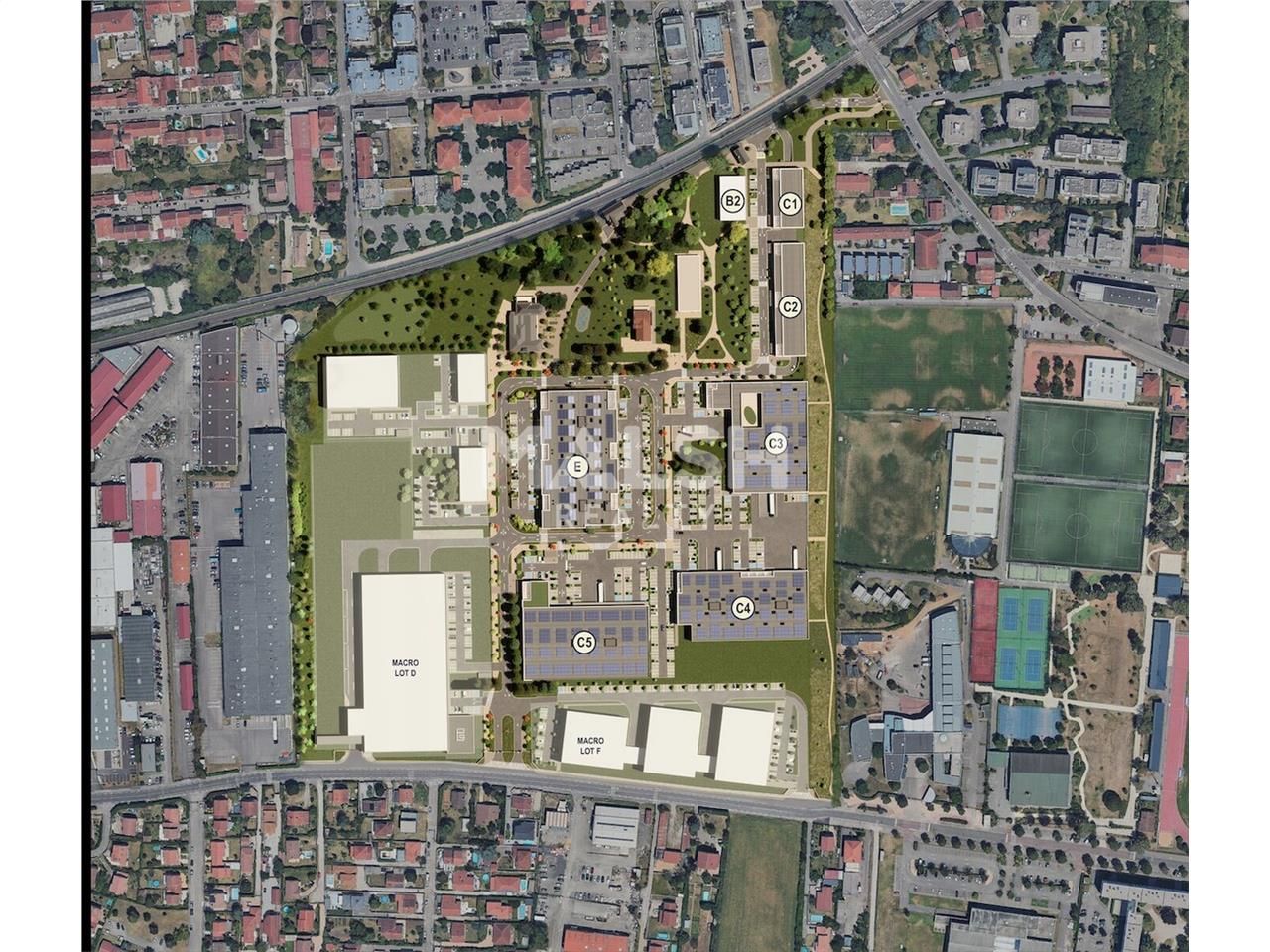 Location entrepots 6426 m² divisibles à partir de 449 m²