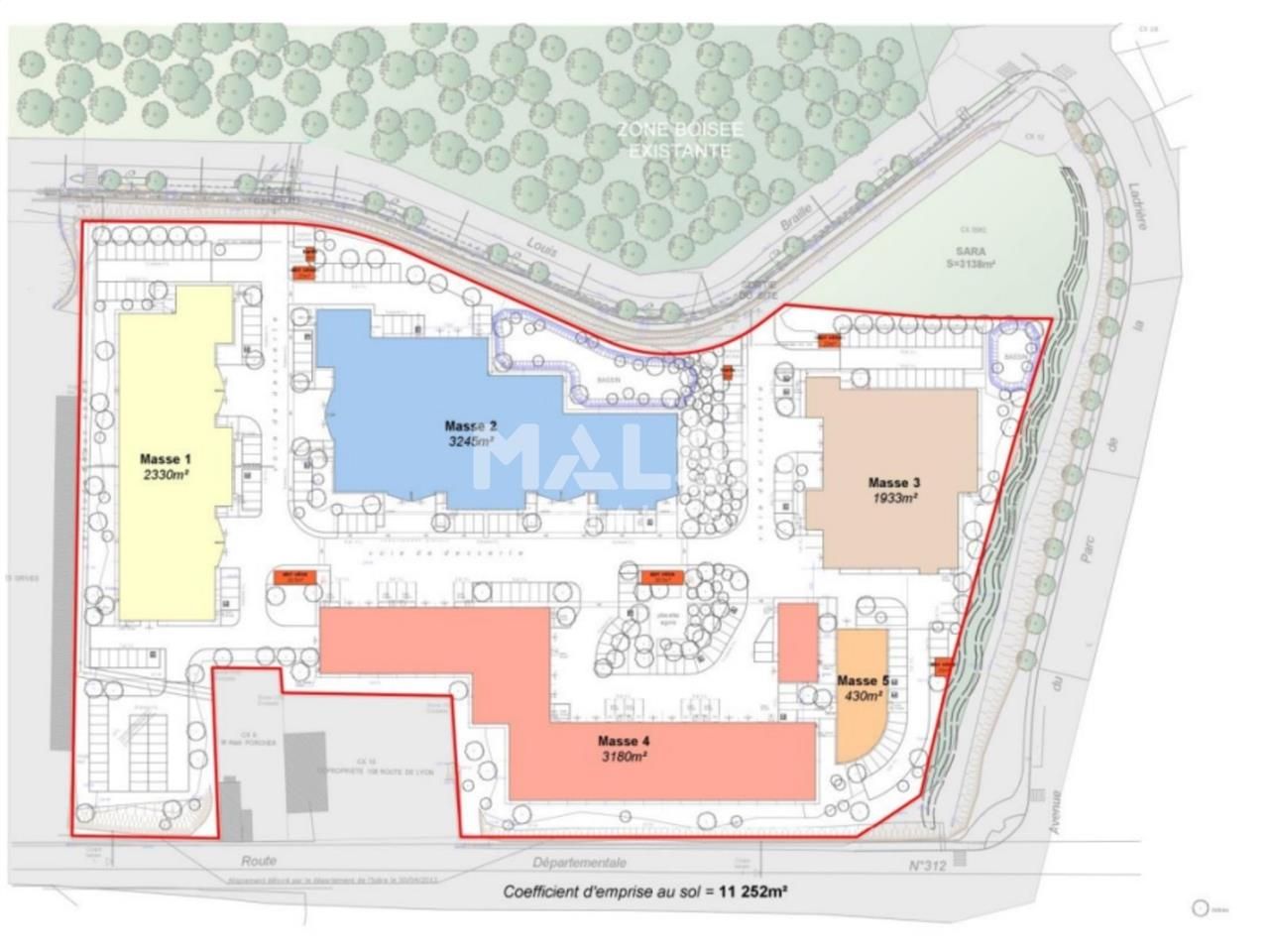 Vente entrepots 6303 m² divisibles à partir de 188 m²