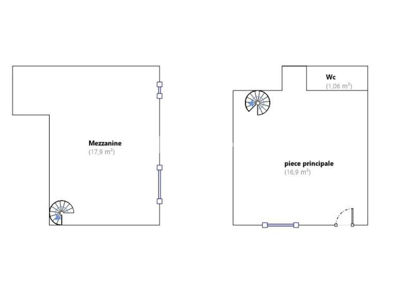 Location locaux commerciaux 35 m² non divisibles