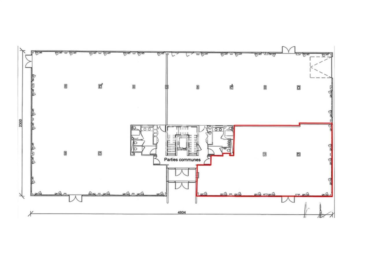 Location entrepots 207 m² non divisibles