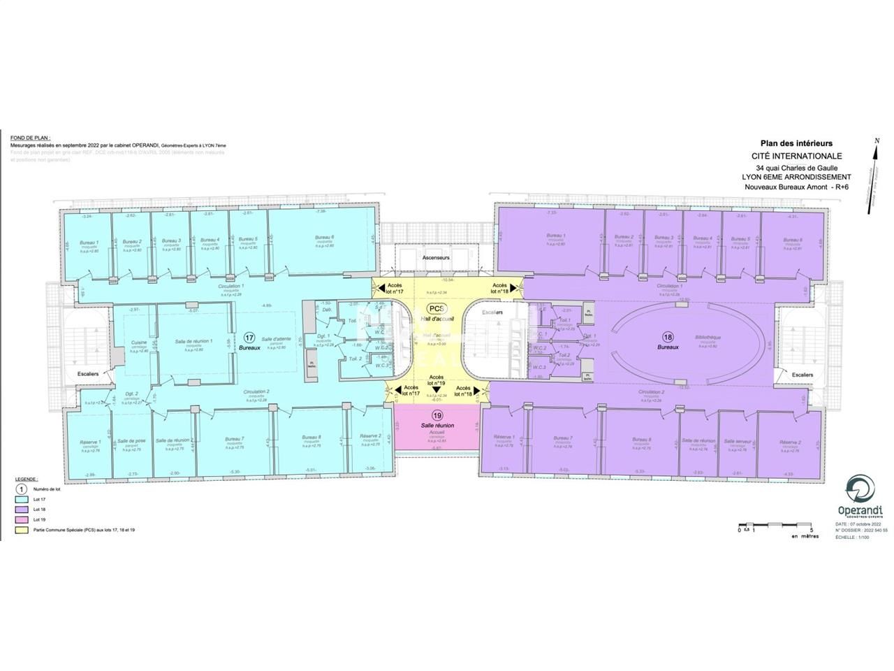 Vente bureaux 797 m² non divisibles