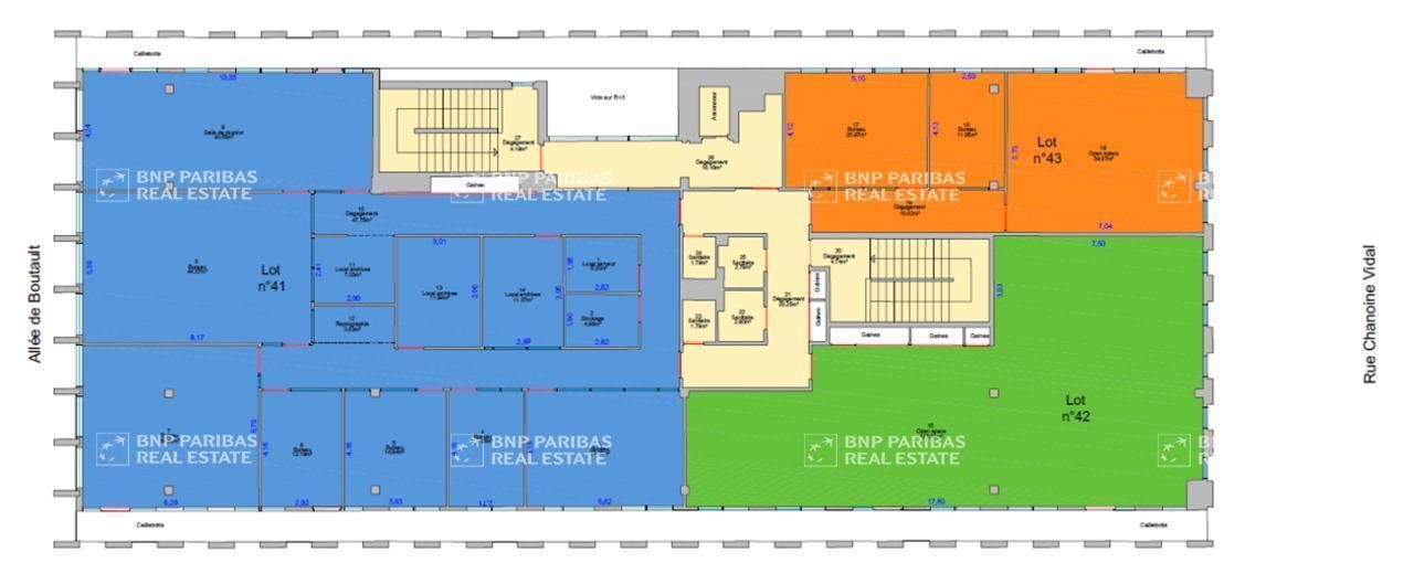1364 m² pour ce bureaux en location à Bordeaux