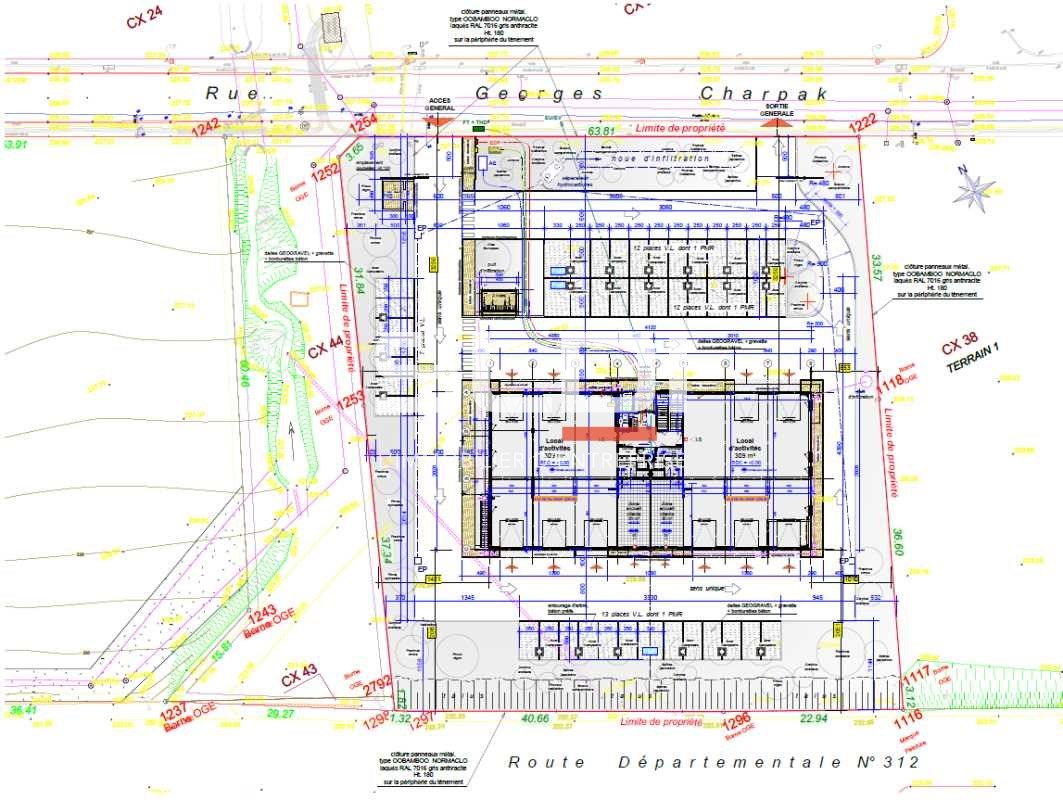 Location entrepots 356 m² non divisibles