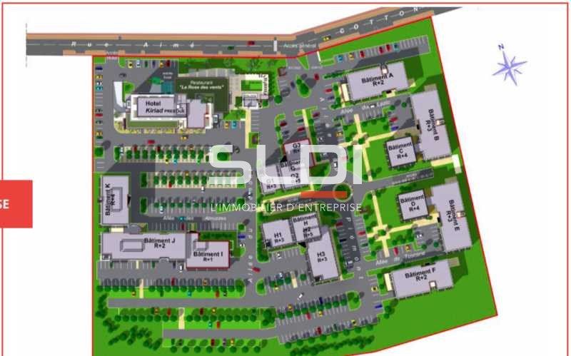 Location bureaux 371 m² non divisibles