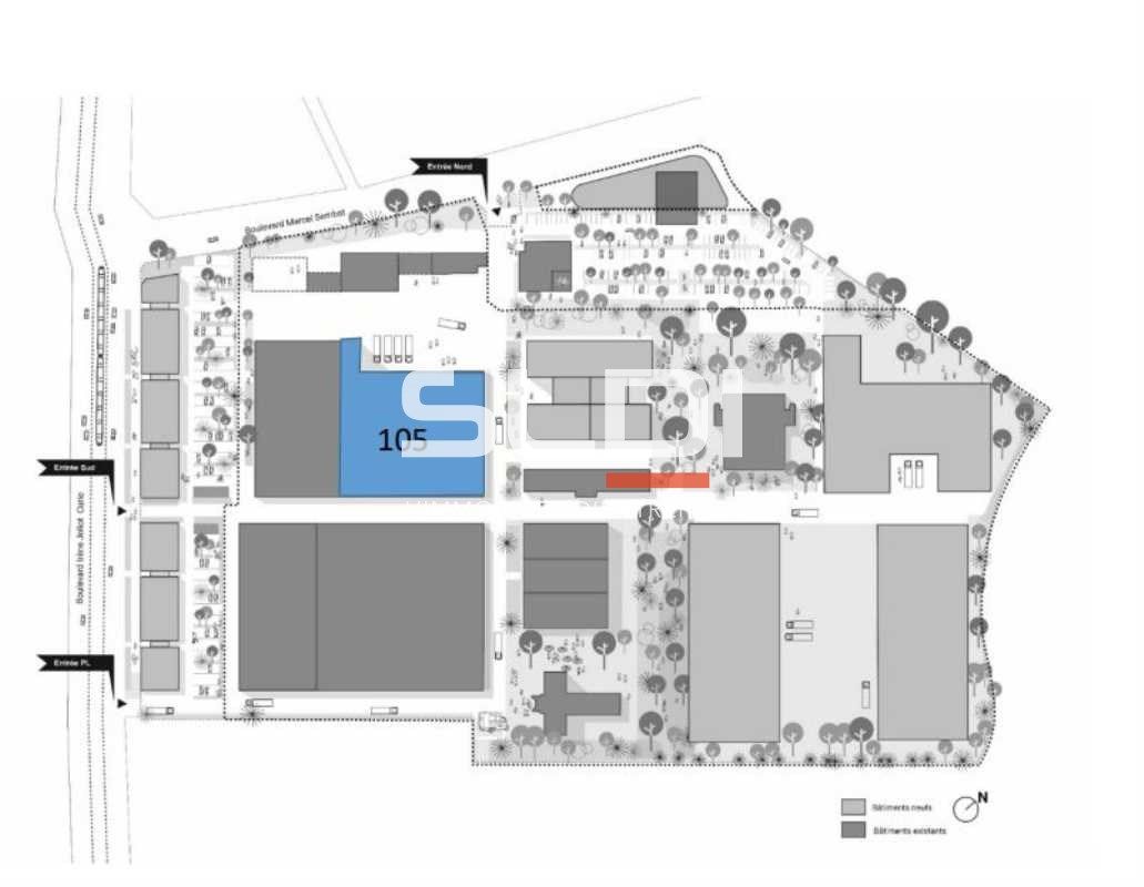 Location entrepots 15530 m² divisibles à partir de 5547 m²