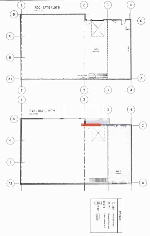Location entrepots 538 m² non divisibles