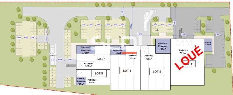 Location entrepots 1827 m² divisibles à partir de 871 m²
