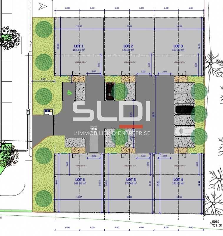 Location entrepots 1378 m² divisibles à partir de 224 m²