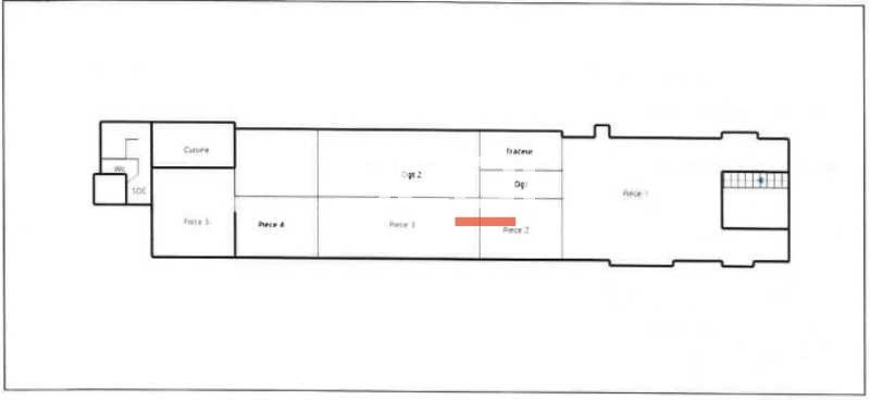 Location bureaux 348 m² non divisibles