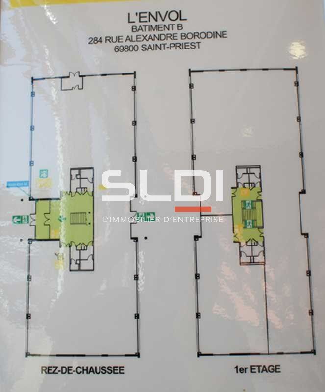 Location bureaux 187 m² non divisibles