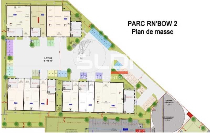 Location entrepots 328 m² non divisibles
