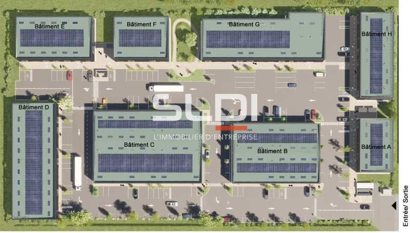 Vente entrepots 1567 m² divisibles à partir de 224 m²