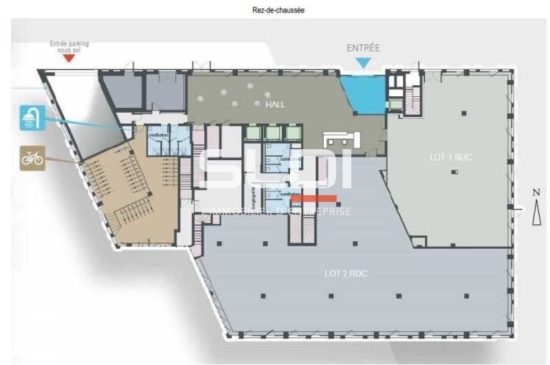 Location bureaux 913 m² divisibles à partir de 330 m²