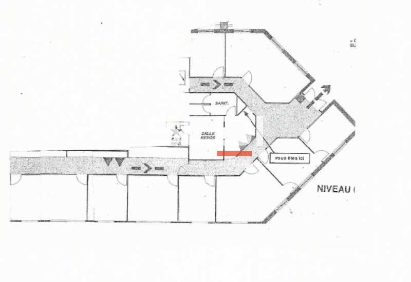 Location bureaux 250 m² non divisibles