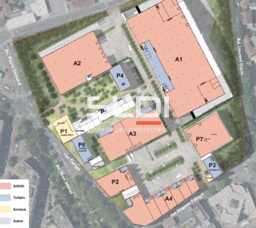 Location entrepots 33280 m² divisibles à partir de 1400 m²