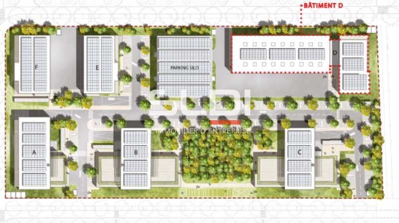 Location locaux commerciaux 990 m² non divisibles