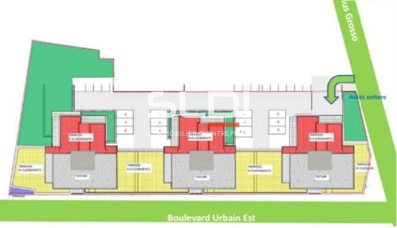 Location bureaux 991 m² divisibles à partir de 156 m²