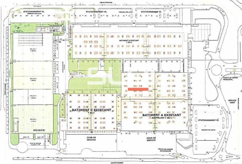 Location entrepots 6655 m² non divisibles