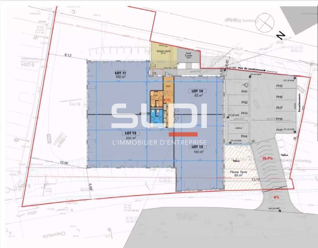 Vente bureaux 246 m² divisibles à partir de 83 m²