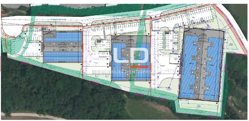Location entrepots 4560 m² non divisibles