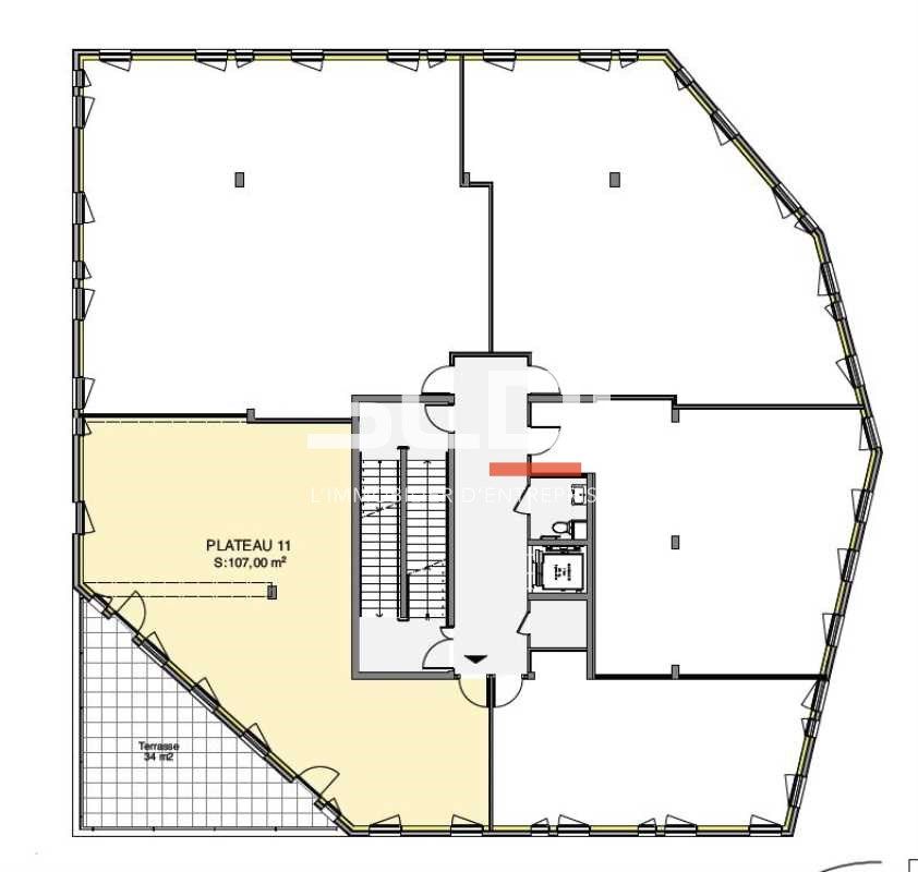 Vente bureaux 944 m² divisibles à partir de 77 m²