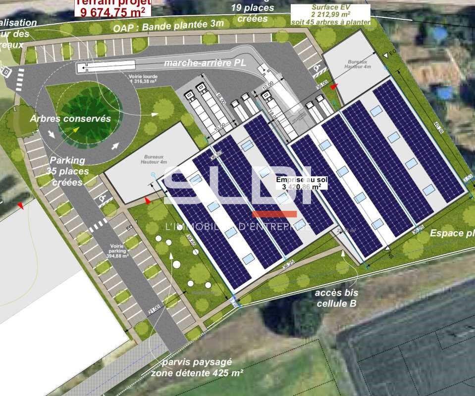 Location entrepots 3278 m² divisibles à partir de 1613 m²