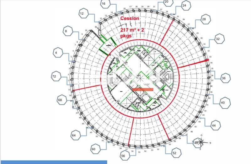 Location bureaux 297 m² divisibles à partir de 80 m²
