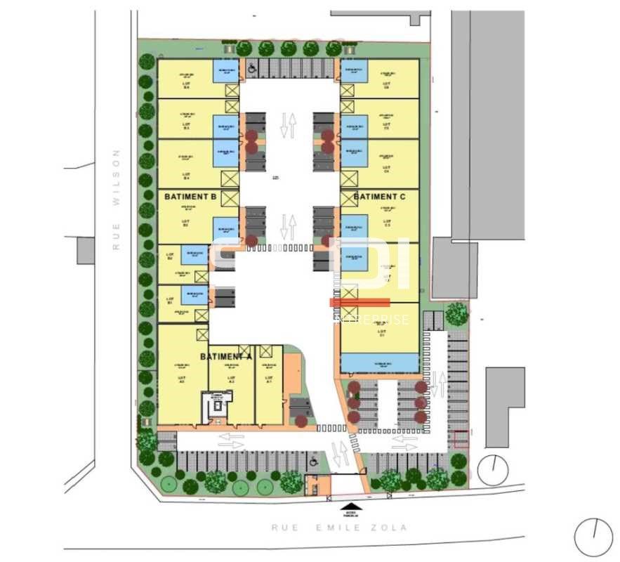 Location entrepots 319 m² non divisibles