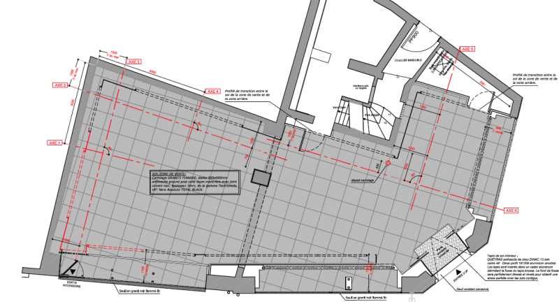 Location locaux commerciaux 100 m² non divisibles