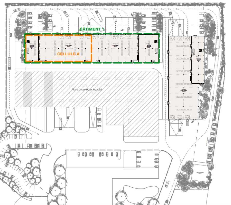 Location entrepots 8390 m² divisibles à partir de 2325 m²