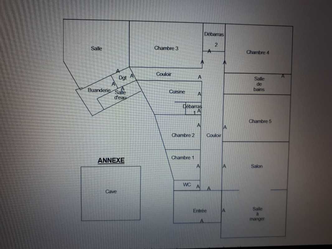 Vente bureaux 222 m² non divisibles