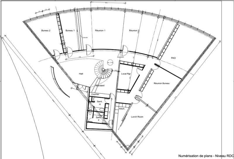 Vente bureaux 850 m² non divisibles