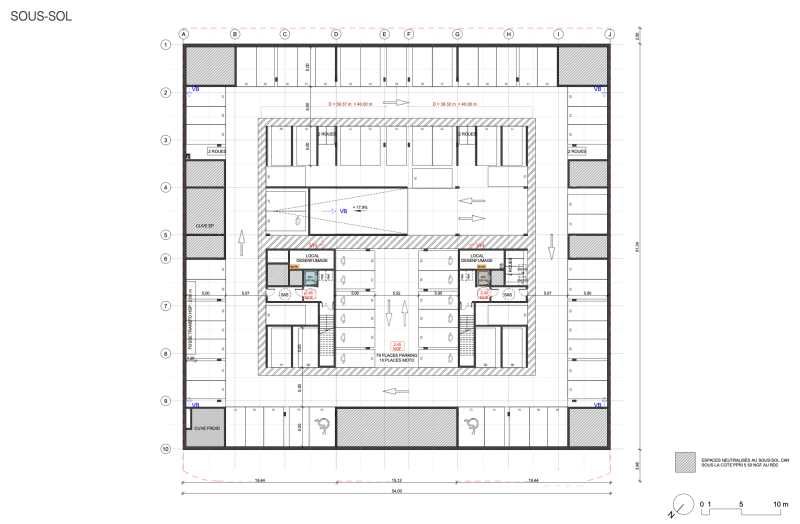 Location bureaux 8613 m² divisibles à partir de 554 m²