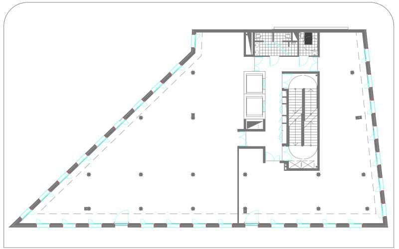Location bureaux 3038 m² divisibles à partir de 121 m²