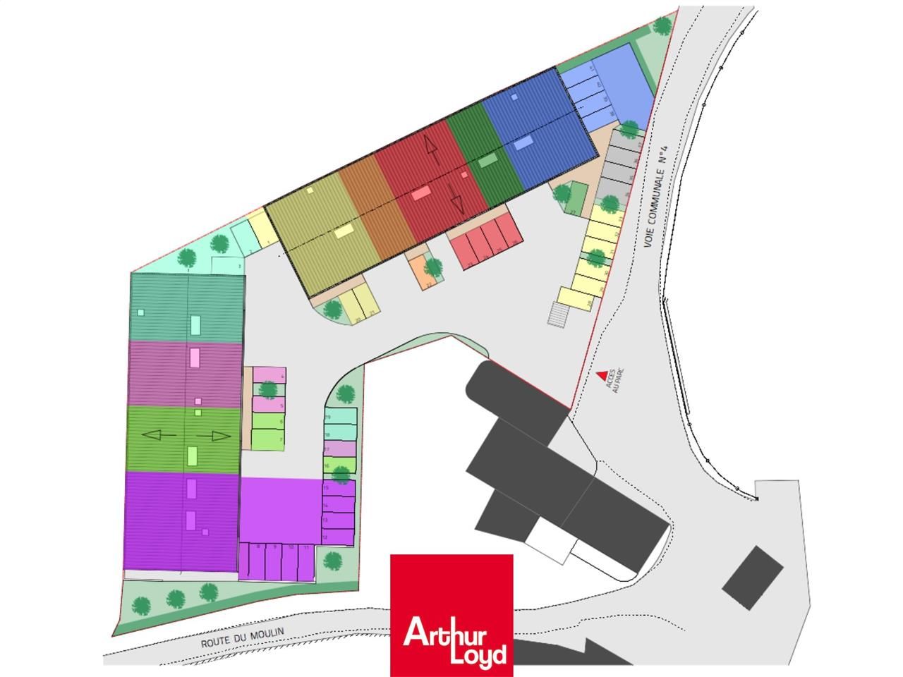 Vente entrepots 382 m² non divisibles